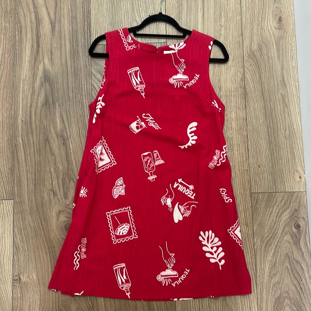 Linen vacation shift dress